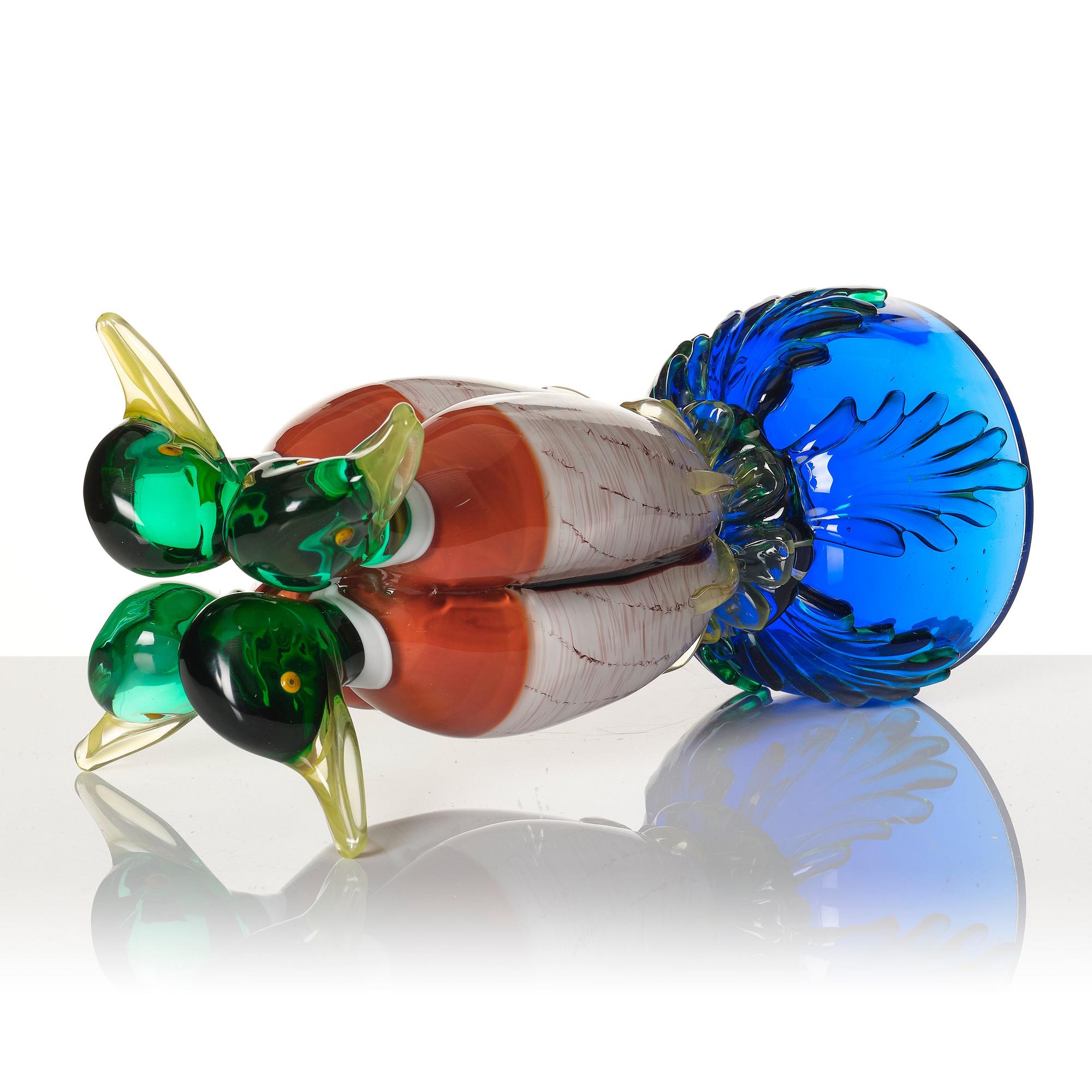 Ernst Billgren, "Väktare", skulptur, Berengo Studio, Murano 2000, ed. 2/6.