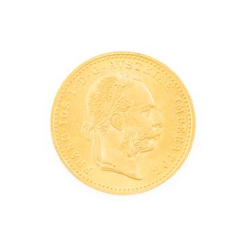 Gold coin, Austria-Hungary, 1 Ducat, 1915.