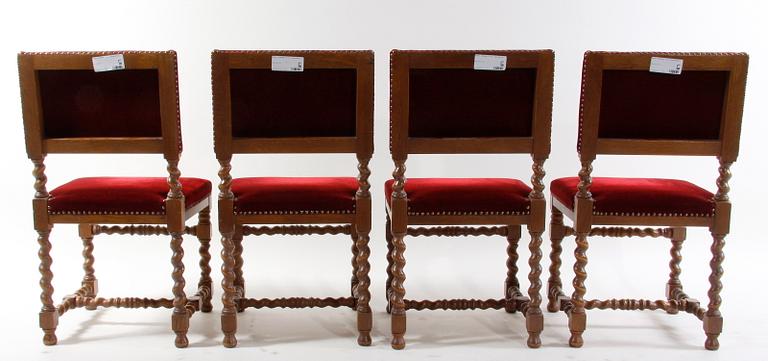 STOLAR, 4 st. Barock-stil.