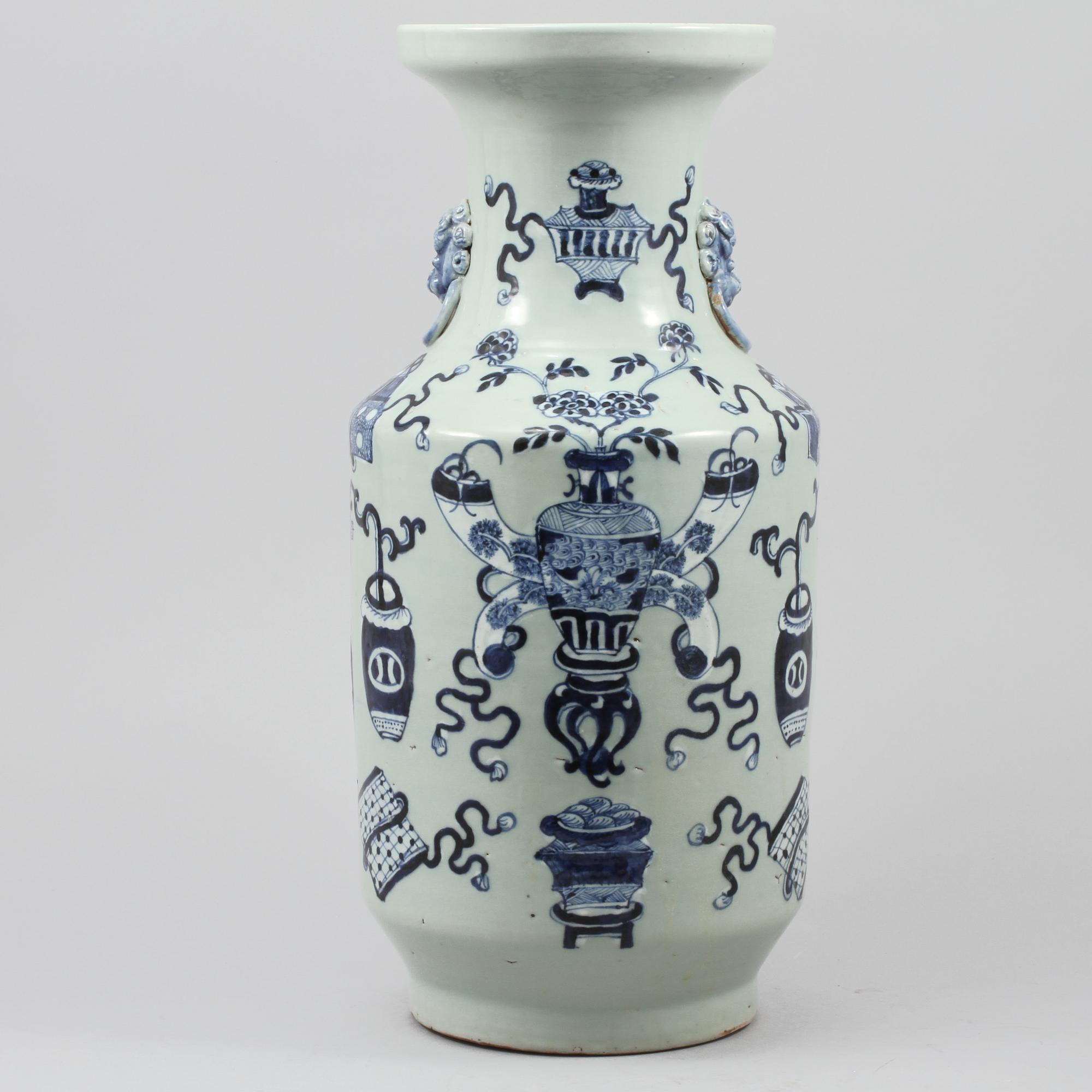 GOLVVAS, porslin, Kina, 1800-tal.