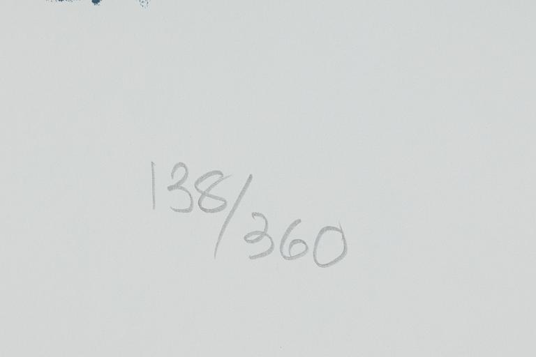 Sigvard Bernadotte, färglitografi, 1982, signerad 138/360.