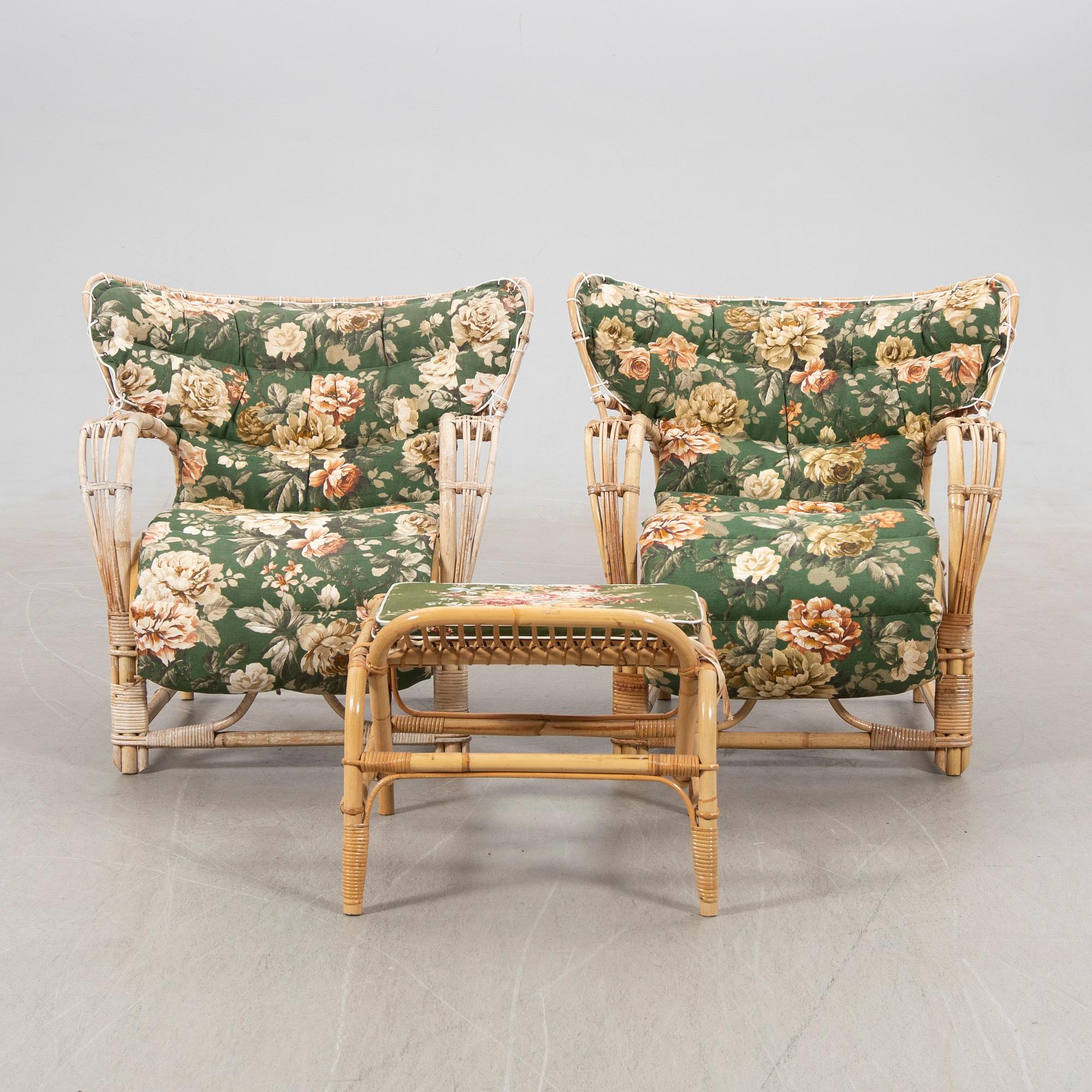 Garden group, 4 pieces, probably Viggo Boesen.