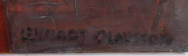 LENNART OLAUSSON, oil on canvas signed and dated.