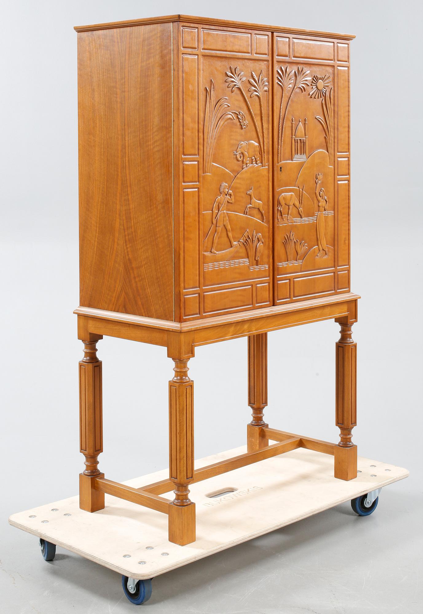 A cabinet by Eugen Höglund for Bild-verket in Vetlanda, around the mid 20th century.