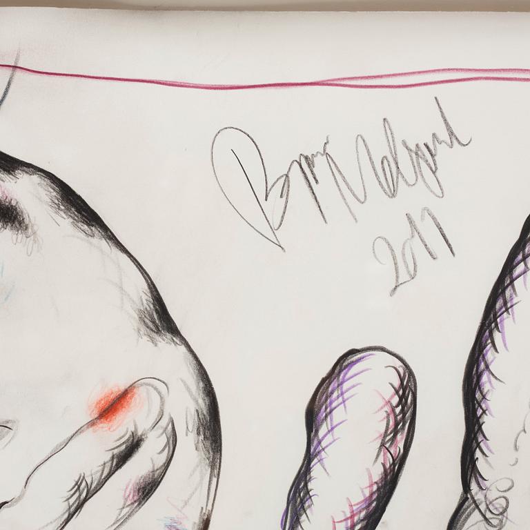 Bjarne Melgaard, "Erik Gill Fuckin his Dog".
