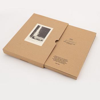 Jan Stenmark, portfolio signerad numrerad 206/500 med 16 grafiska blad.