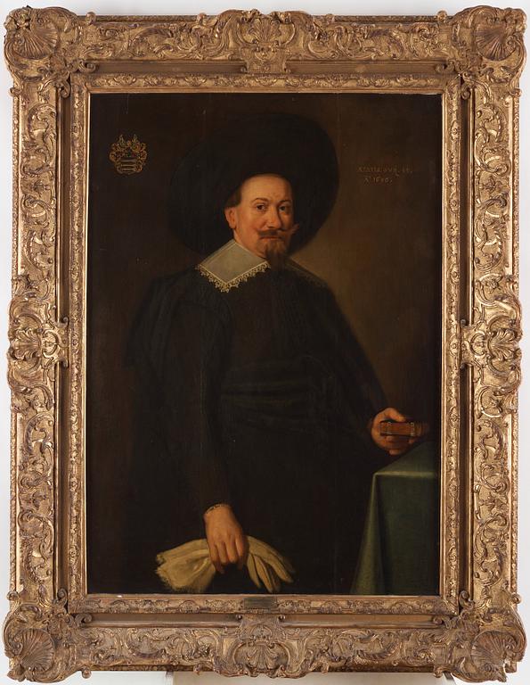 Nicolas Eliasz. Pickenoy Tillskriven, Mansporträtt, Aetatis 44 Ao 1636.