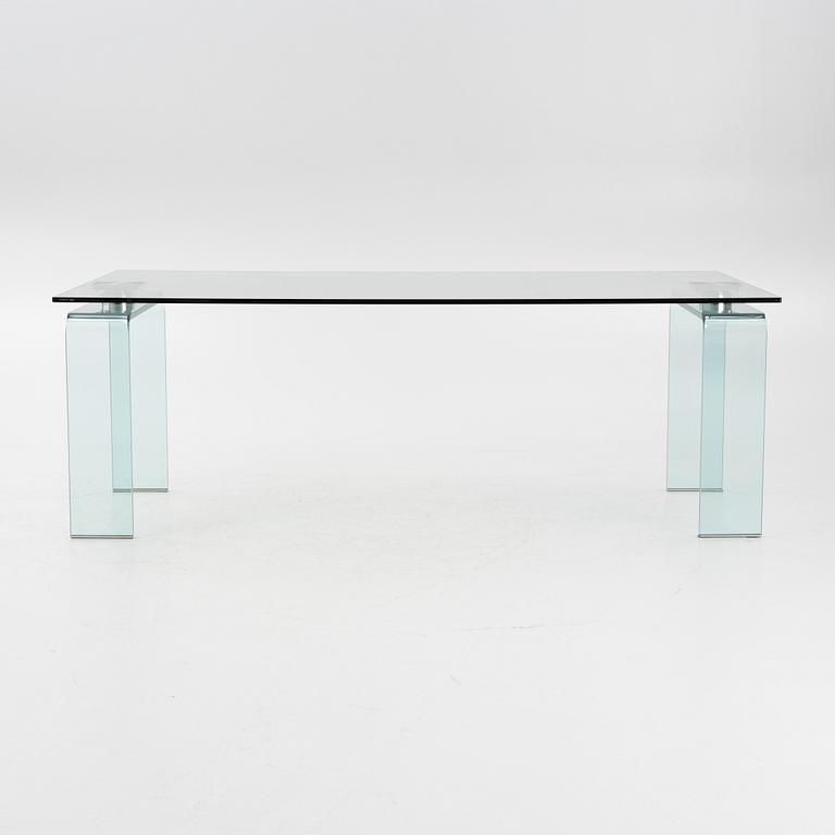 Studio Kronos, an 'Azimut' glass dining table, Cattelan Italia.