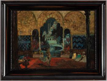 WILLIAM PAPE, oil on panel, signed William Pape.