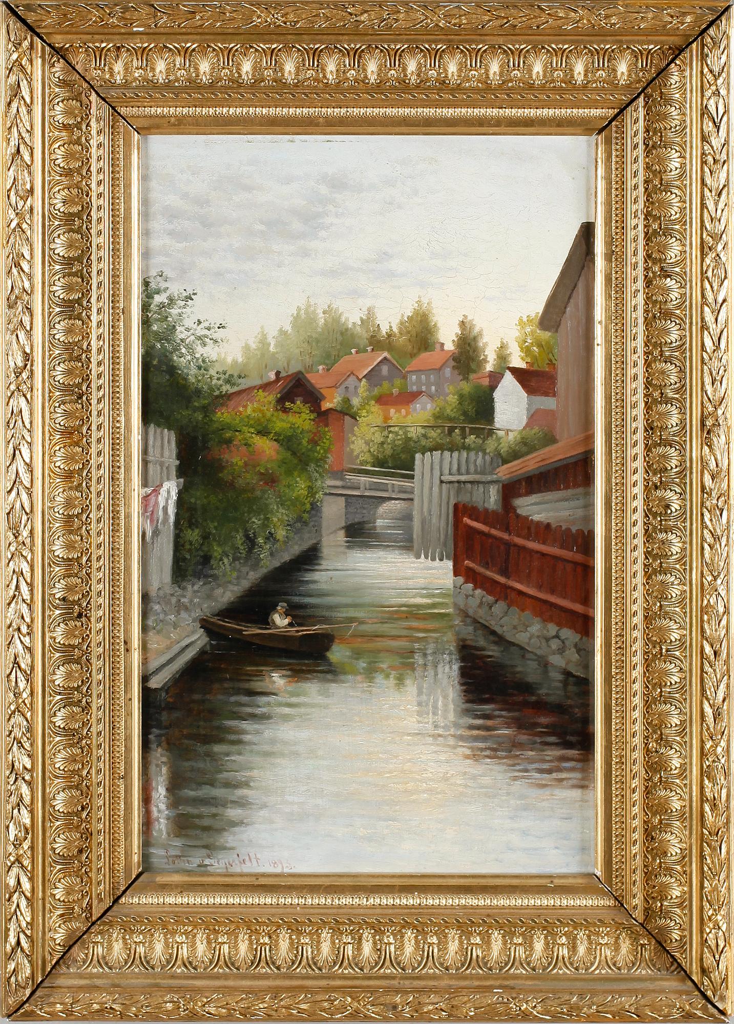 LOTTEN VON GEGERFELT, olja på duk, signerad.