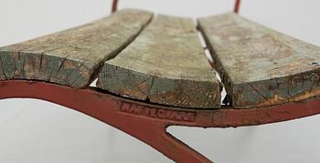 PARKSOFFA, gjutjärn, Näfveqvarn. 1900-tal.