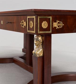 An early 20th century writing desk.