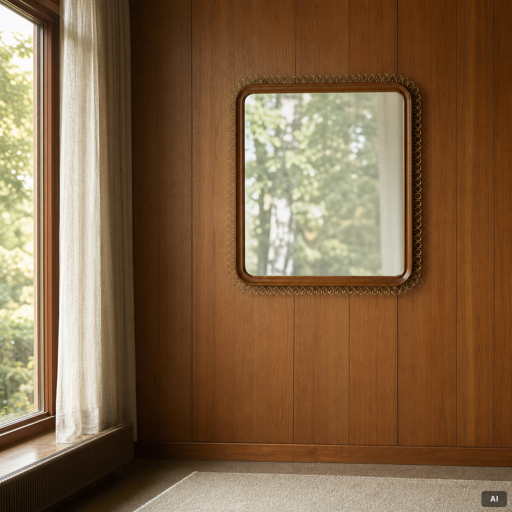 Mirror, Swedish Modern, 1940s.