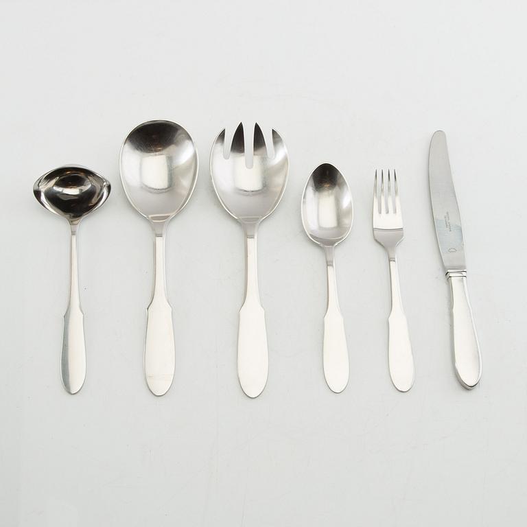Georg Jensen, Cutlery service, 33 pieces, stainless steel, "Mitra", Denmark.