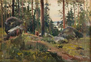 Amelie Lundahl, Metsämaisema.
