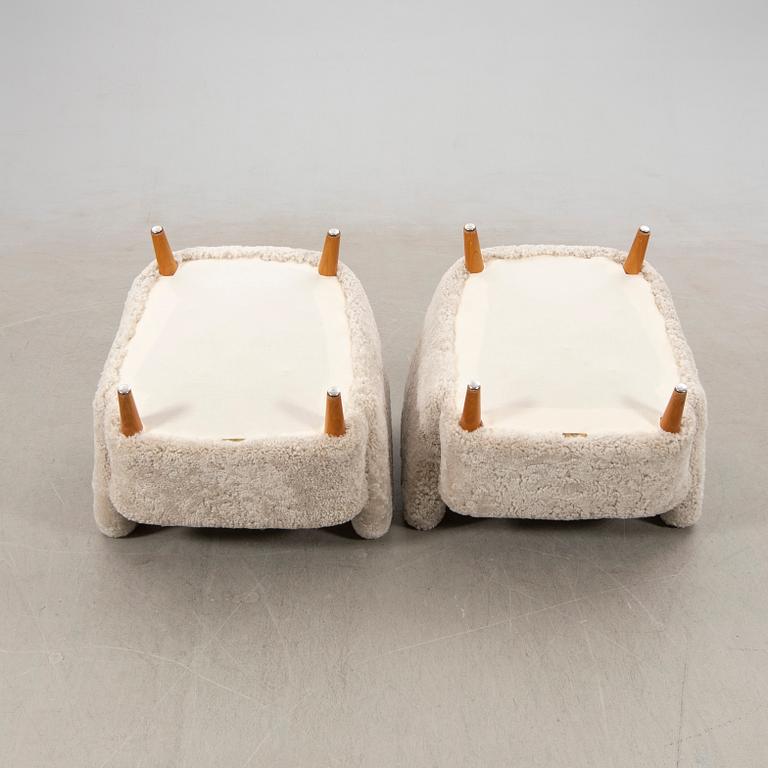 Armchairs, a pair, Swedish Modern, 1940s.