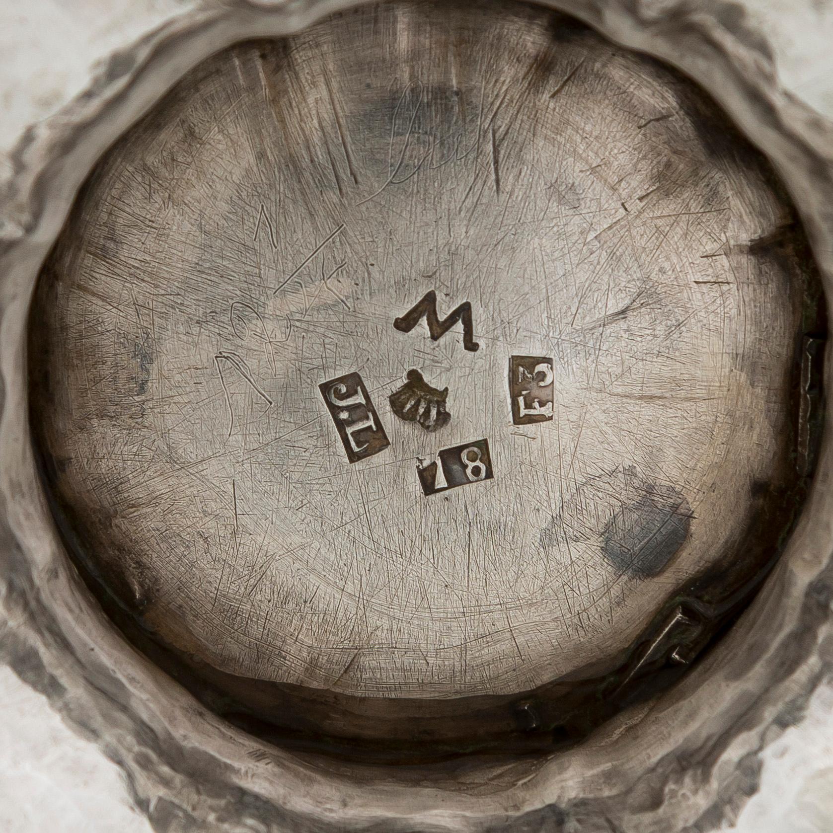 Jonas Lampén, sokerikko, hopeaa, Viipuri, 1863.