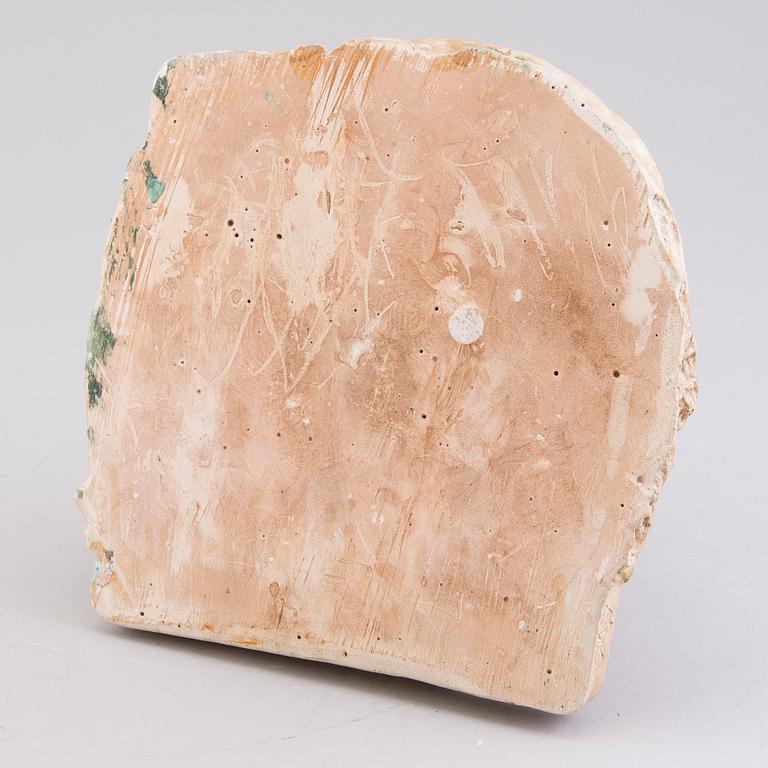 EMIL WIKSTRÖM, patinated plaster sculpture, signed.