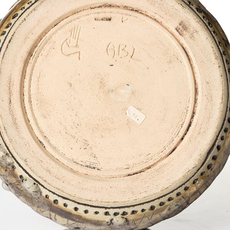 Anders Bruno Liljefors, a stoneware vase, Gustavsberg Studio 1952.