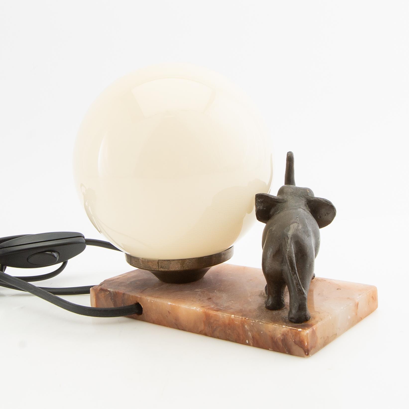 Table lamp, 20th century.