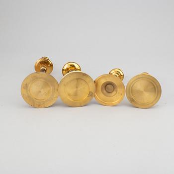 Carl Hjalmar Norrström, efter. Ljusstakar, 4 st, i låda, Skultuna , samtliga numrerade 224/300, 1997.