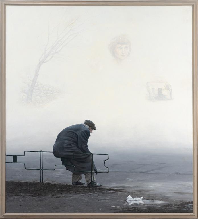 Lennart Olausson, oil on canvas, signed and dated - 77-78.