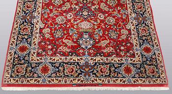 A rug, Figural Esfahan, ca 172 x 110 cm.