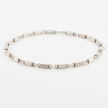 Wiwen Nilsson, bracelet and necklace, bar links, silver, Lund 1949 and 1953.