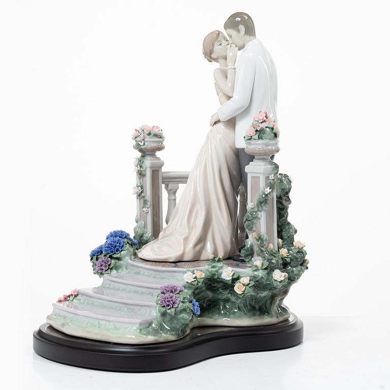 Lladró, figurin, "Moonlight love", Spanien.