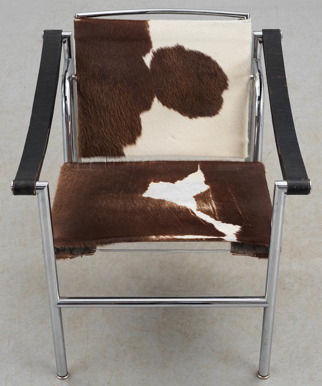 LE CORBUSIER, PIERRE JEANNERET & CHARLOTTE PERRIAND, karmstol, "LC-1", Cassina, Italien.