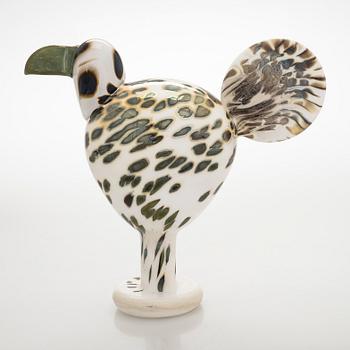 Oiva Toikka, lasilintu, "Valkyyria", signeerattu O. Toikka Nuutajärvi 158/250.