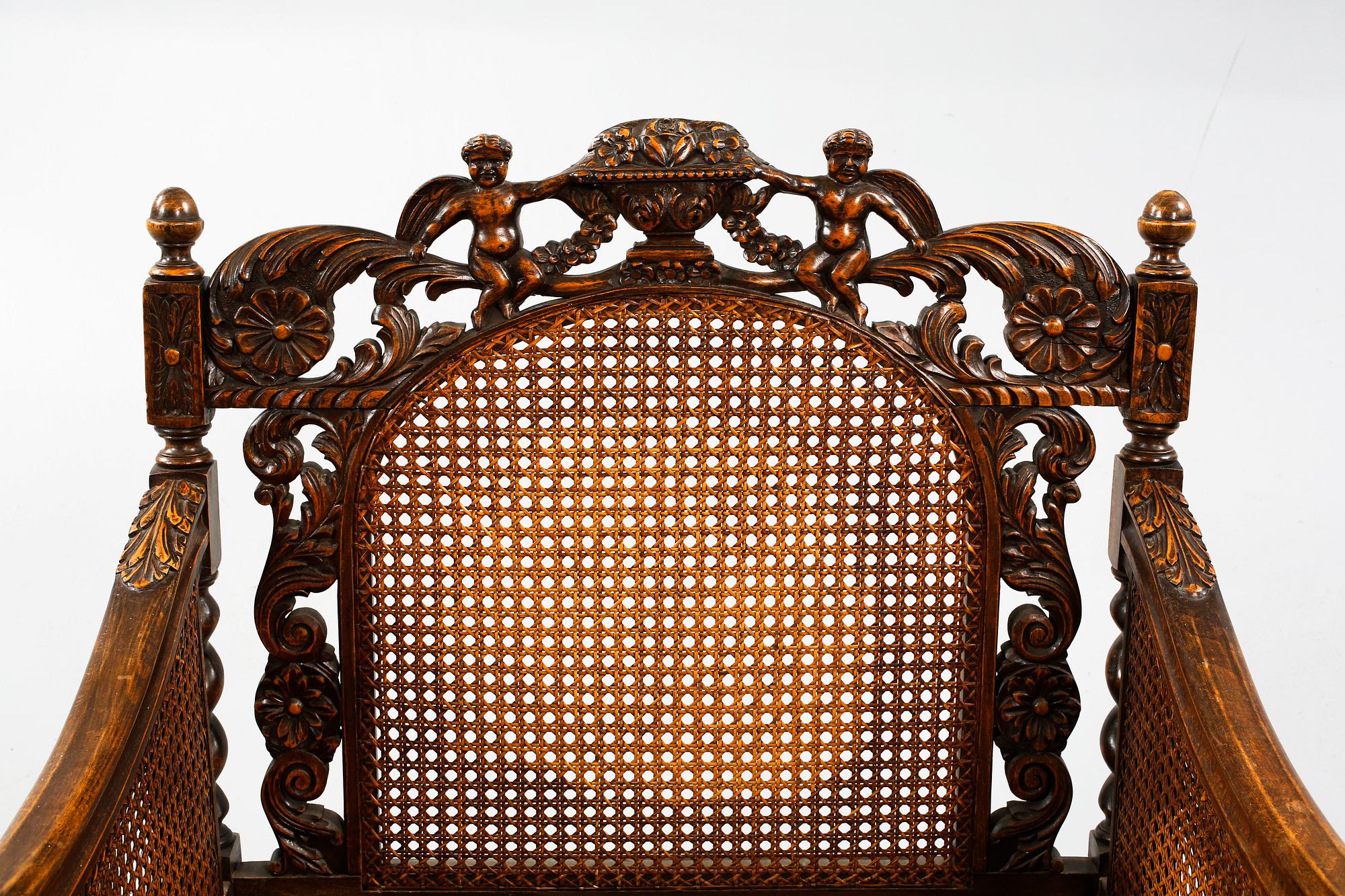 A pair of armchair from the first half of the 20th century.