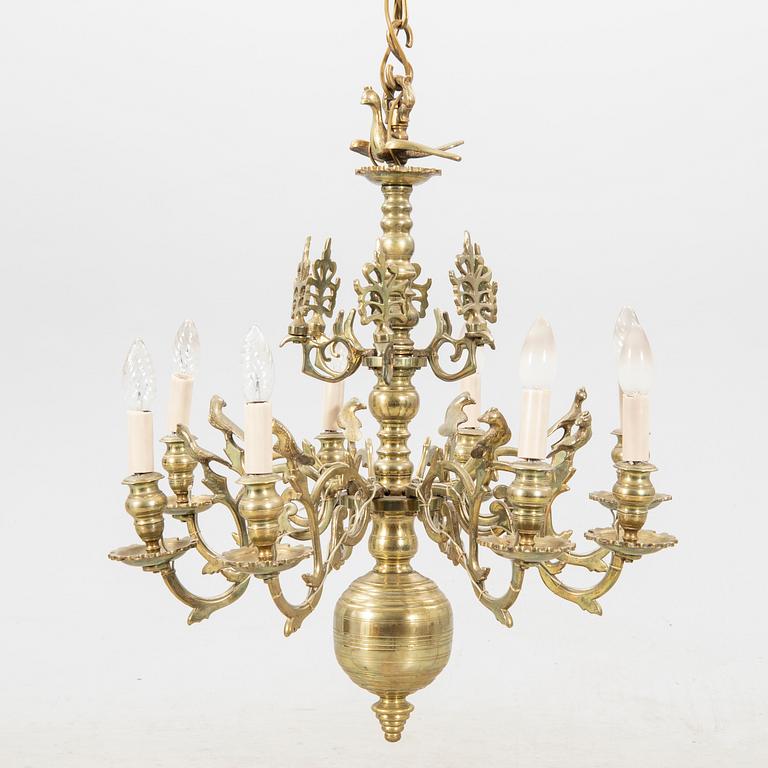 Taklampa barockstil 1800-tal.