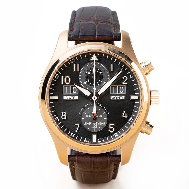 IWC, Pilot's Watch, Spitfire, Perpetual Calendar Digital Date-Month, ca 2012.