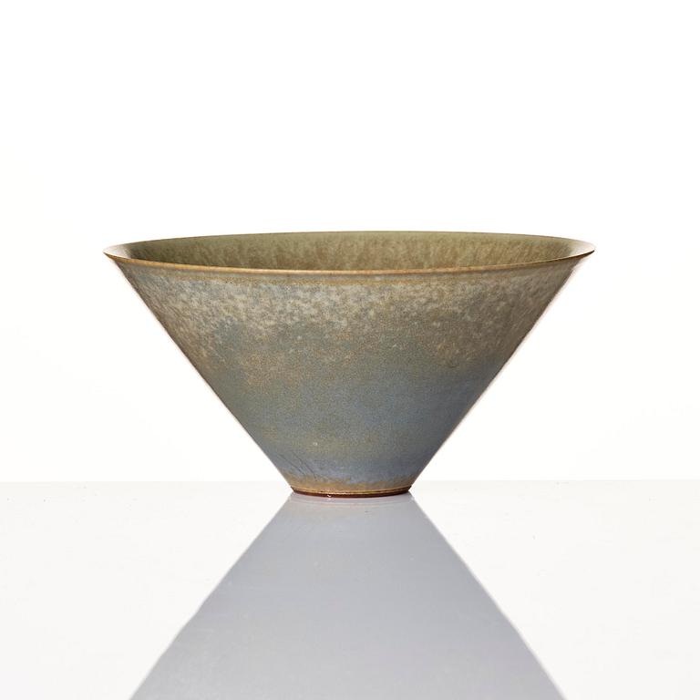 Berndt Friberg, a set of two stoneware vases and a bowl, Gustavsbergs Studio 1955-66.
