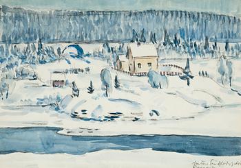 555. Anton Lindforss, A VIEW OF LAPLAND.