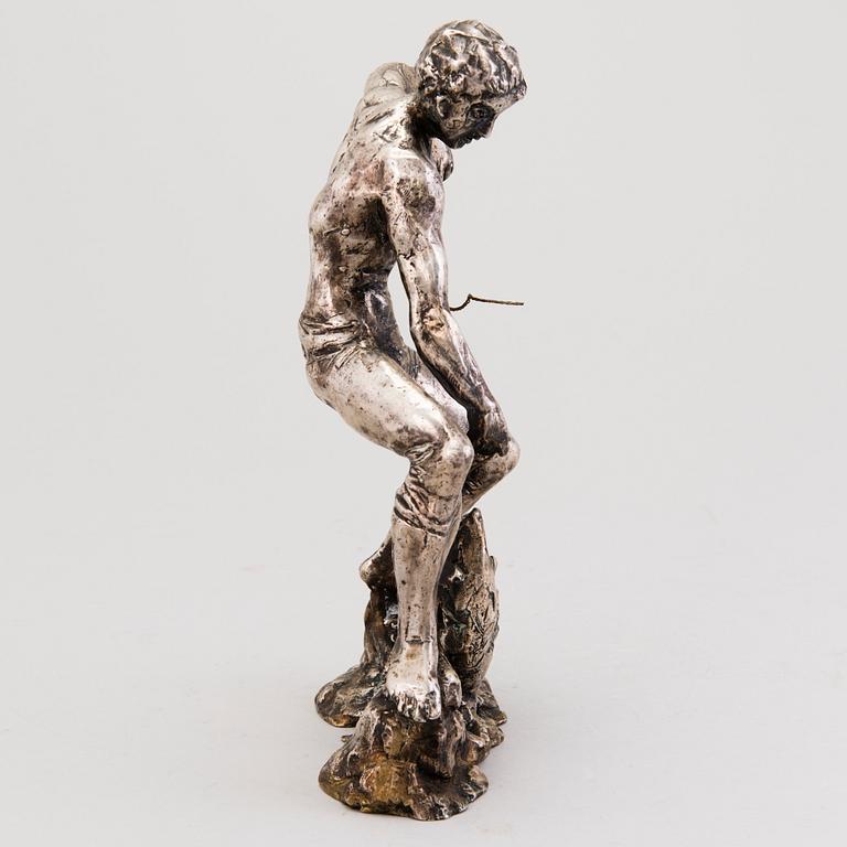 MATTI HAUPT, sculpture, silver, signed. Weight 2260 g.