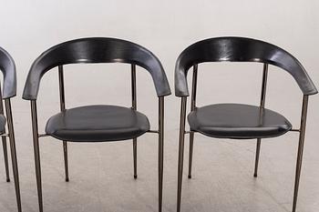 KARMSTOLAR, 4 st, "Ursula", Arrben Italien sent 1900-talets senare del.