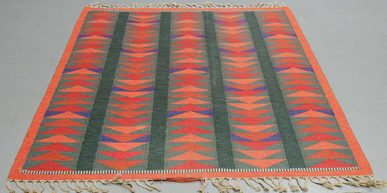 Matto, flat weave, ca 238-240 x 165,5-167,5 cm, probably Zanzibar by Berit Woelfer for Kasthall.