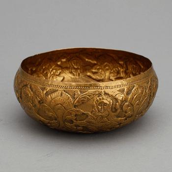 PARTI SMÅFÖREMÅL, 6 st, bl a brons. Kina, sydostasien, Norra Afrika, 1900-tal.