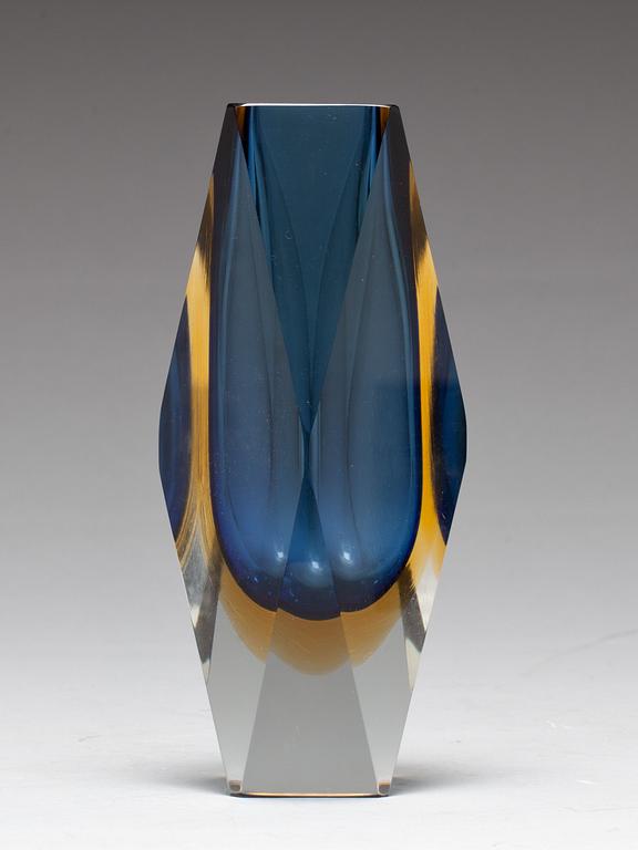 VAS, glas.  Luigi Mandruzzato för Murano, 1960/70-tal.