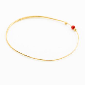 PA Lundahl-Terrs, en collier och ett armband 18K guld, Växjö 1972.