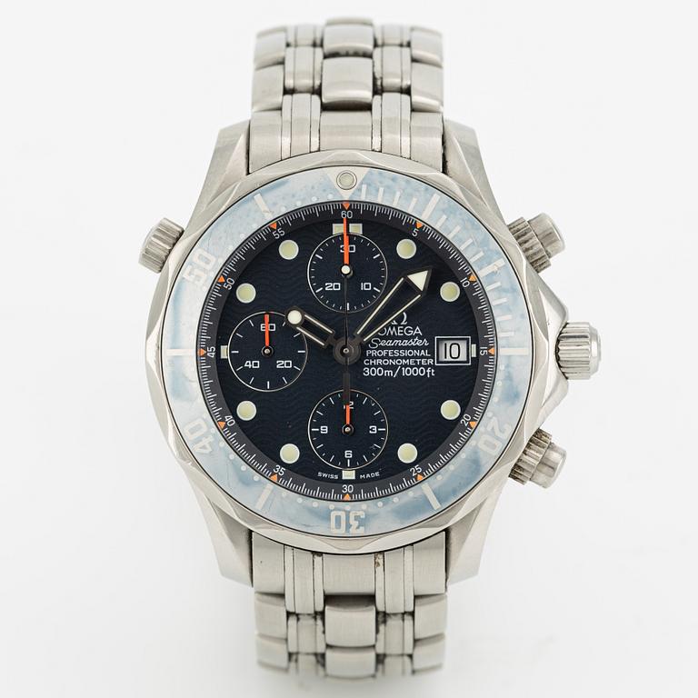 Omega, Seamaster Professional, chronograph, wristwatch, 41.5 mm.