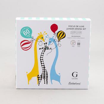 FOLKE ARSTRÖM, smögåsbestick, 32+6+2delar, "Focus De Luxe", rostfritt stål, Gense.