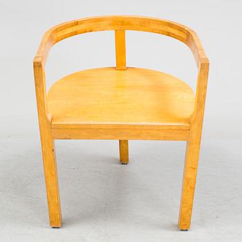 A Swedish Modern birch chair, 1940's.