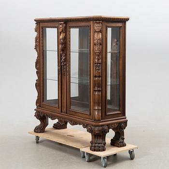 Display cabinet, Baroque style, 1940s.