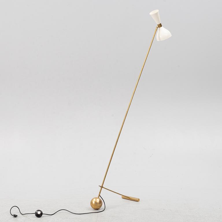 Floor lamp, "Diabolo White", Luci, Parma, Italy.