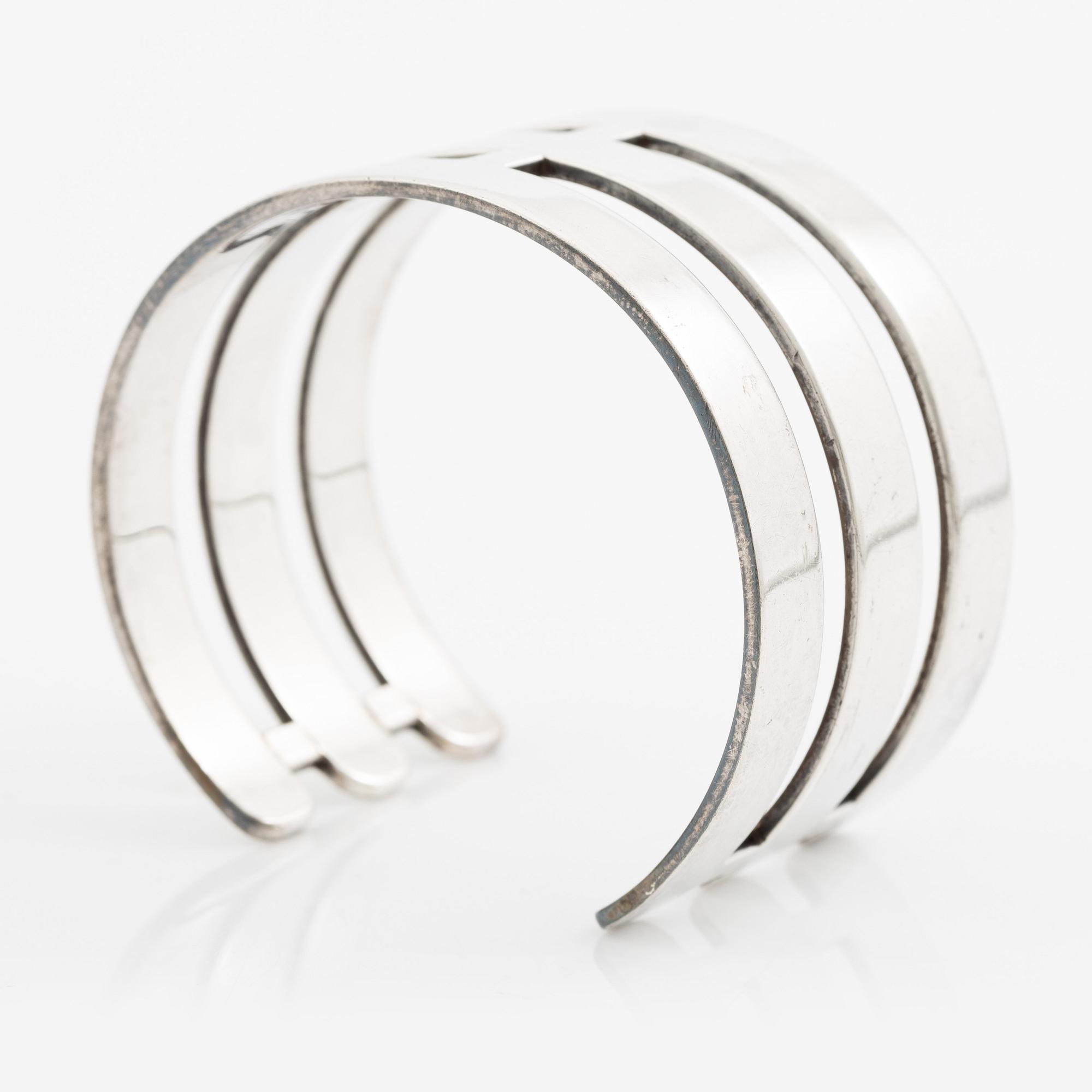 Sigurd Persson, a bracelet, silver, Stockholm 1973.