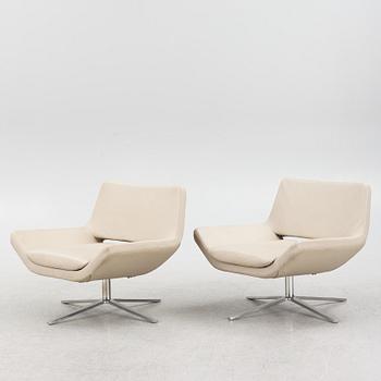 Jeffrey Bernett, a pair of 'Metropolitan' armchairs, B&B Italia Maxalto.