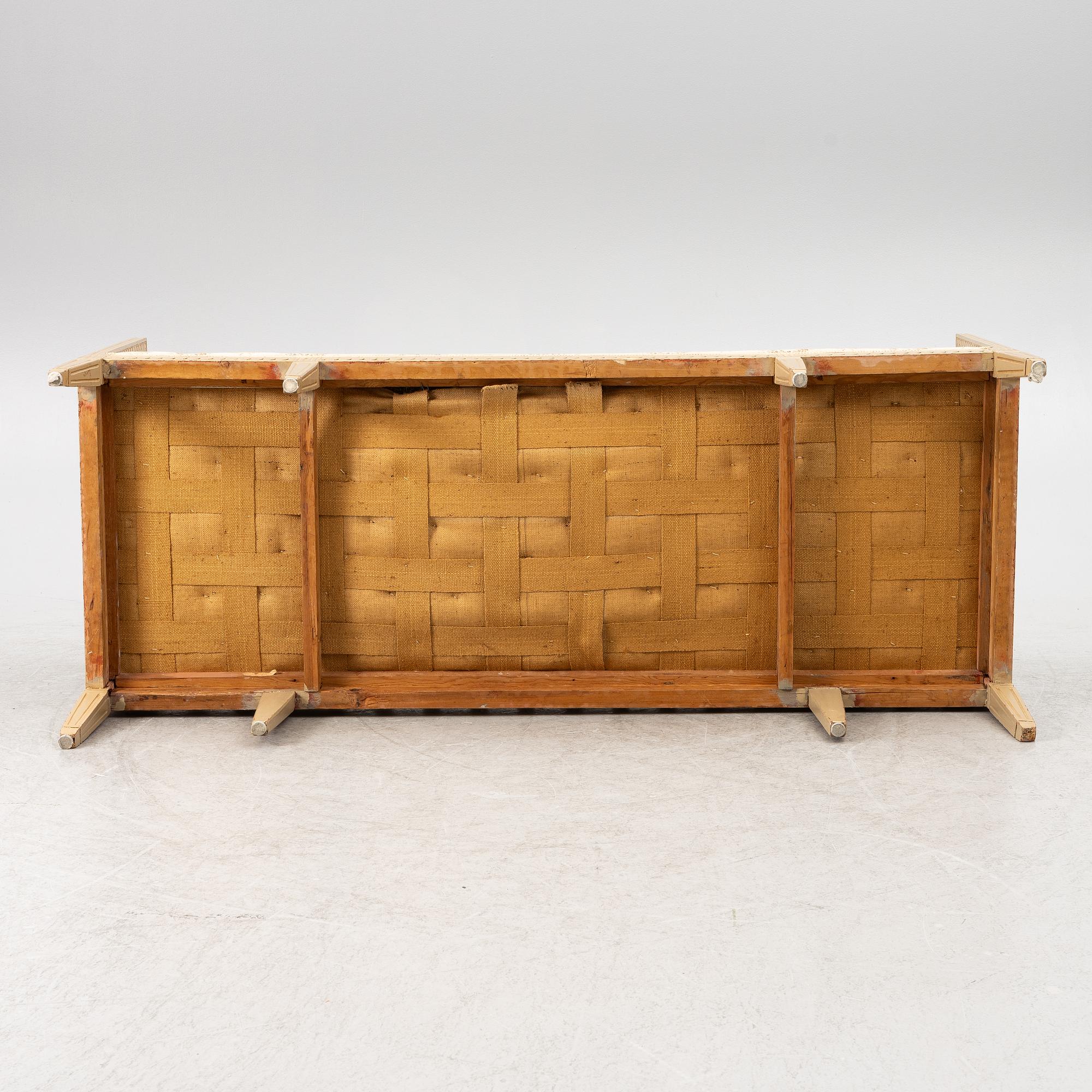 Soffa, sengustaviansk, 1700-talets slut.
